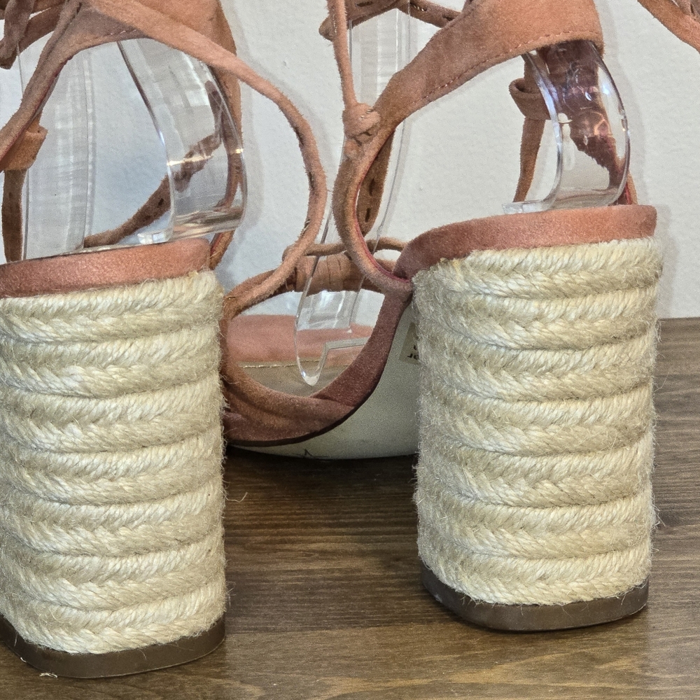 Gibson Latimer NWOT Tasha Suede Lace-up Sandals Women's Size 7.5M - Picture 9 of 13
